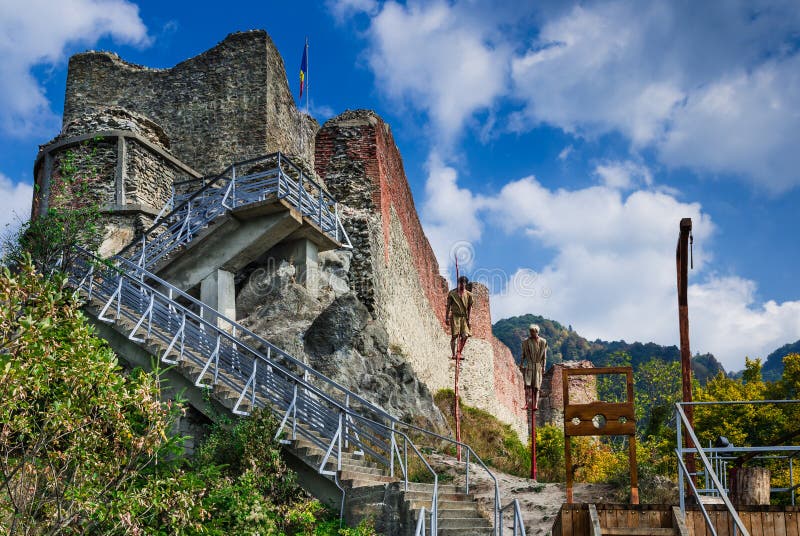 Ruins of Poenari Fortress, Romania