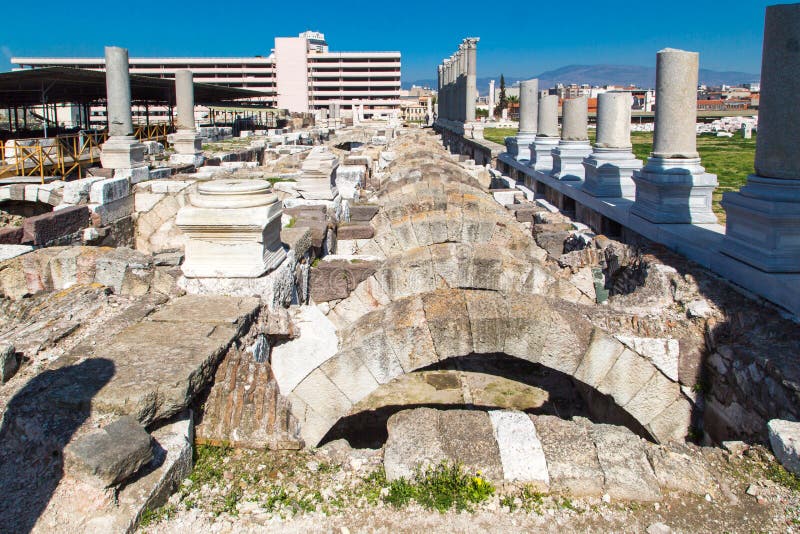 Smyrna Capri Scan Ruins of Smyrna Ancient City Stock Image - Image of arena, archeology