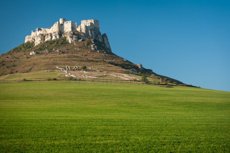 The ruins of Spis castle, Slovakia