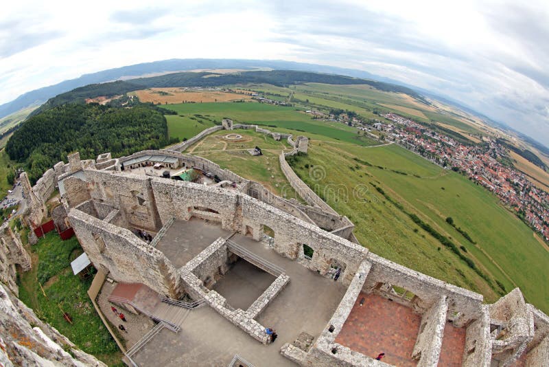 The ruins of Spis Castle, Slovakia