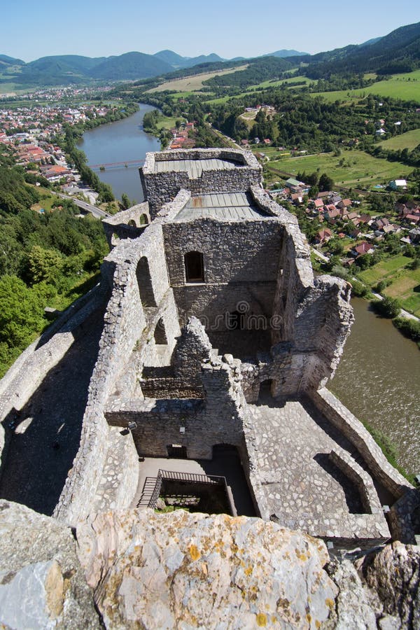 Ruins of the Strecno castle, Slovakia