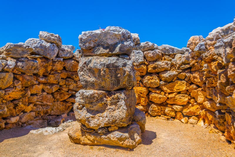 Ruins of Talayot Capocorb Vell at Mallorca, Spain