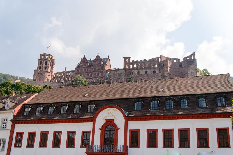 Ruiny sławny kasztel w Heidelberg, Niemcy zdjęcia stock Ruiny sławny kasztel w Heidelberg, Niemcy zdjęcia stock