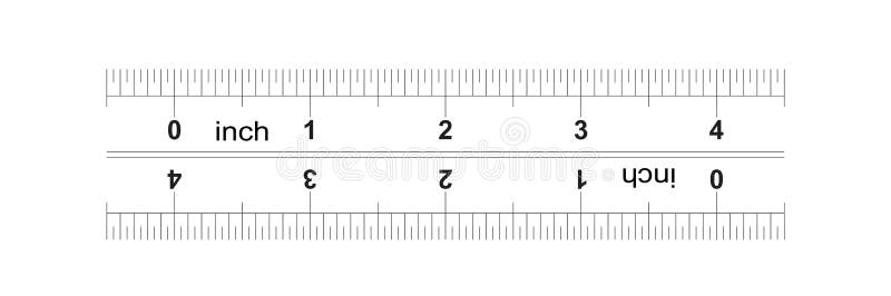 Ruler 24 Inches Metric. The Division Price Is 0.05 Inch. Ruler Double  Sided. Precise Measuring Tool. Calibration Grid Royalty Free SVG, Cliparts,  Vectors, and Stock Illustration. Image 124935765.