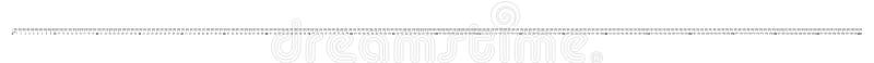 Ruler 200 centimeter. Measurement tool in cm. Calibration grid royalty free illustration