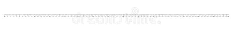 Ruler 150 centimeter. Precise measuring tool. Calibration grid vector illustration