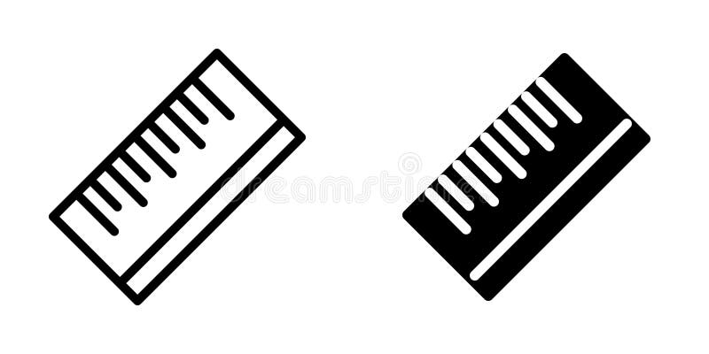 Ruler icon design template vector illustration