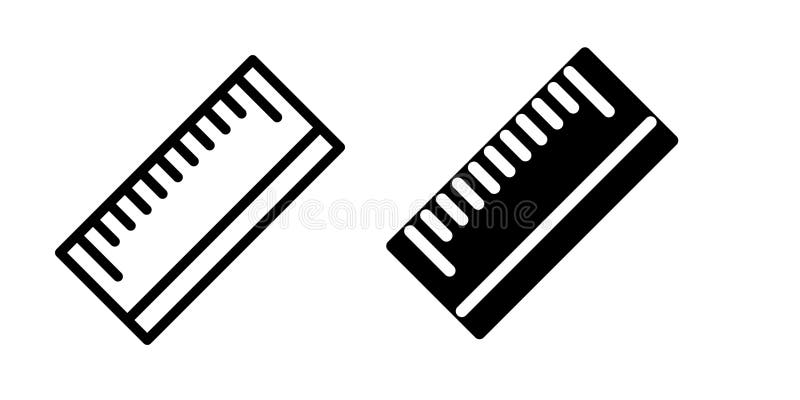 Ruler icon design template vector illustration