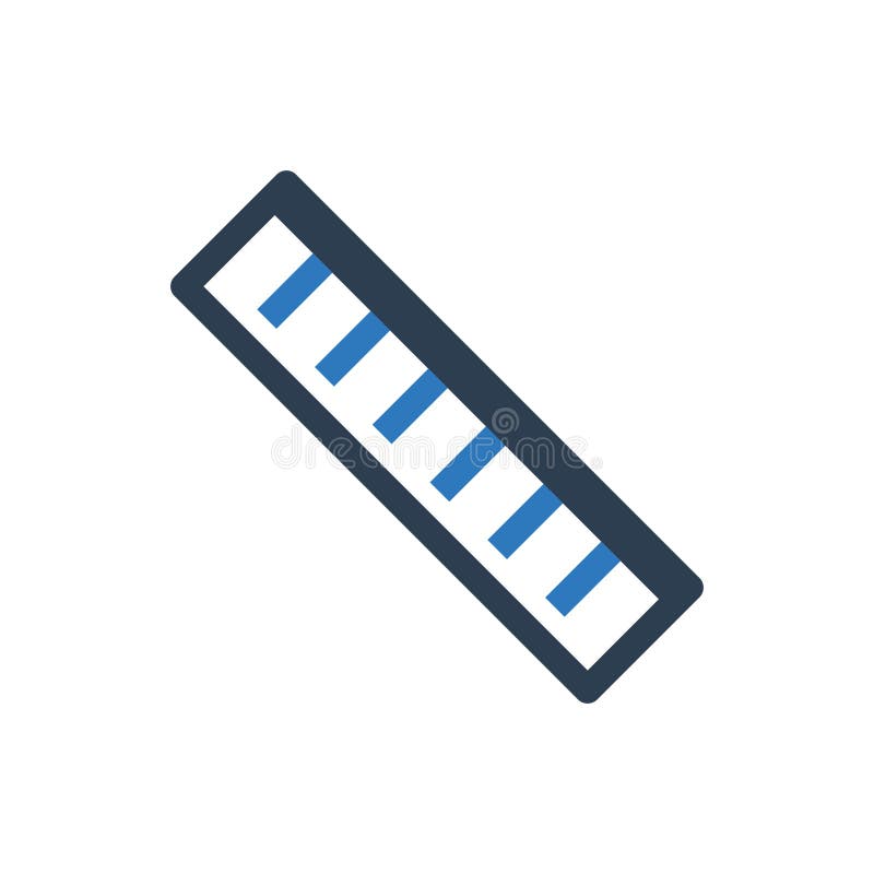 Ruler icon - Measure Tool Icon royalty free illustration