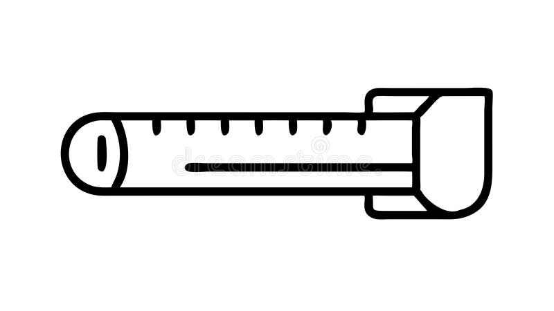 Ruler Measurement Tool Icon Education Design und Precision Symbol Vektordesign Generative AI vektor abbildung