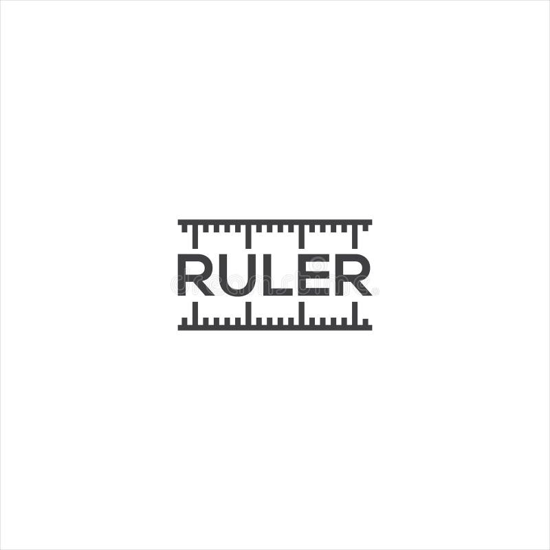 Ruler. Vector Logo Icon Template Stock Vector Illustration of element