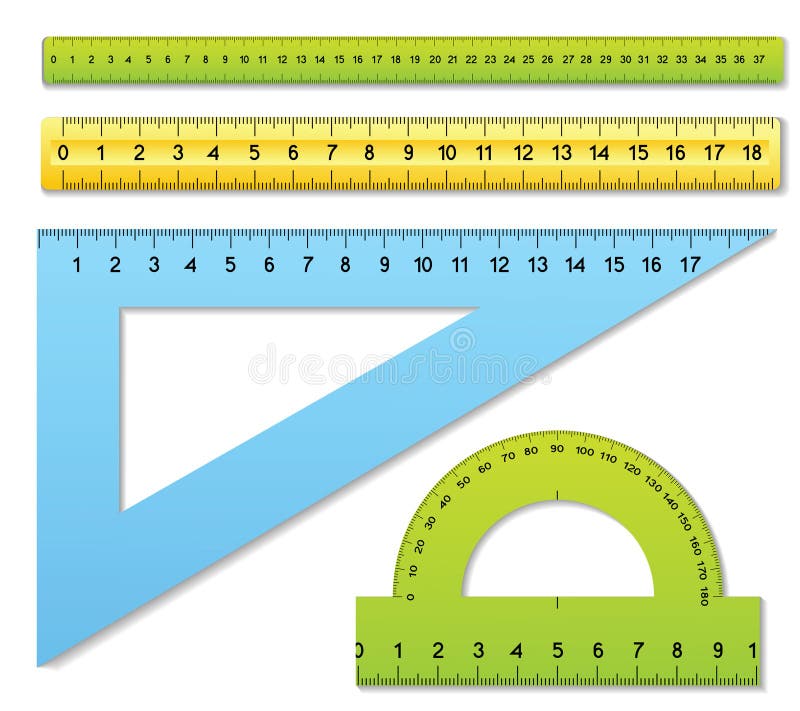 Metal or Wooden Yardstick Set Stock Vector by ©cteconsulting 4023708