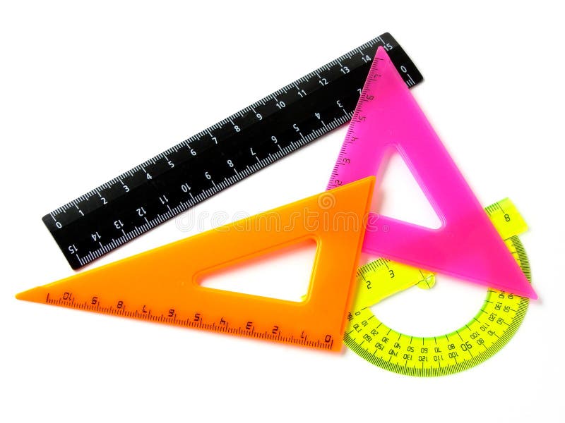 Rulers set stock photos Rulers set stock photos