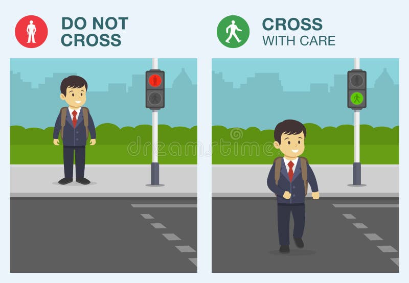 EBW on X: Know Your Traffic Rules #3 - Zebra Crossing Pedestrians