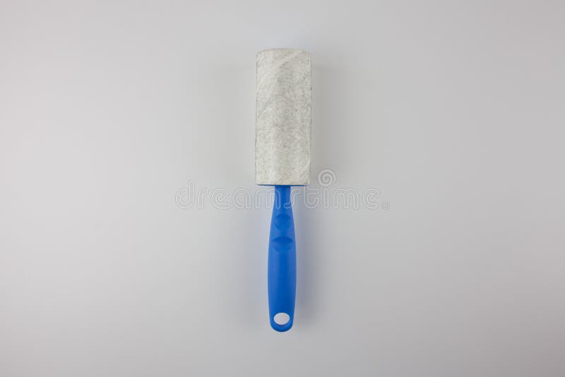 Rullo Adesivo Per La Raccolta Di Peli Di Lana Di Polvere. Fotografia Stock  - Immagine di sporco, pulizia: 180175744