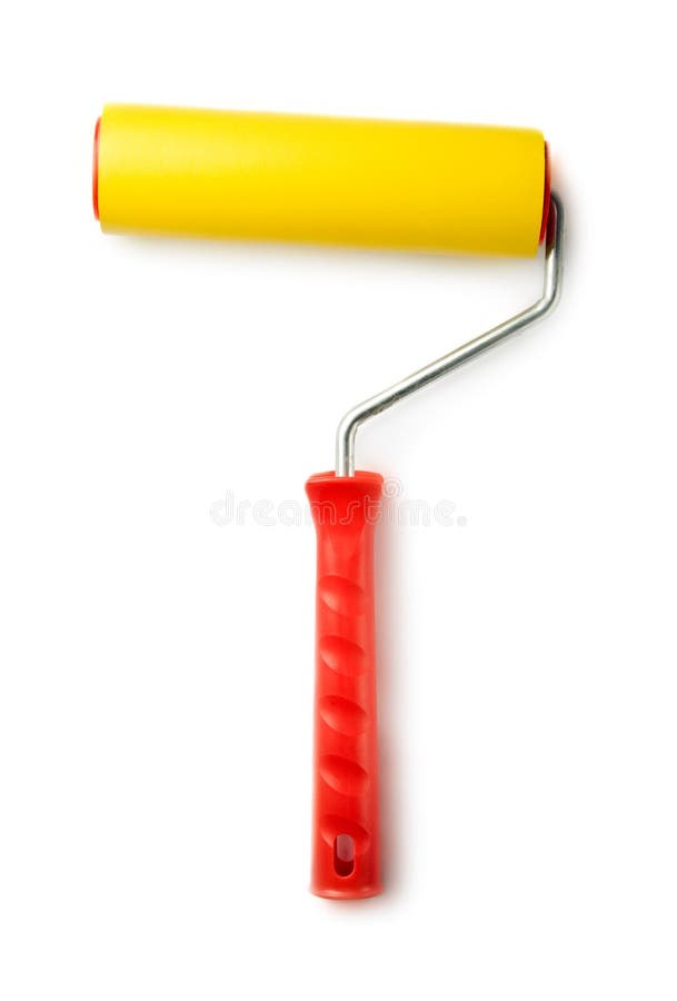 Rullo Con Vernice Blu Fotografia Stock. Immagine Di Decorazione - 11158652 - Foto 2