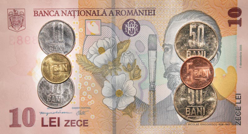 Rumanisches Geld 1 Leu Stockbild Bild Von Wert Bargeld 83331825