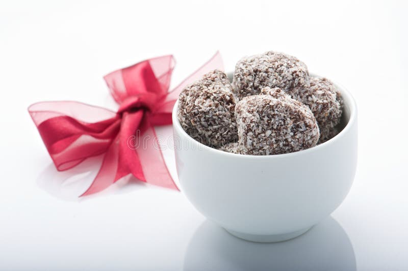 Rum Balls Dessert stock photo. Image of balls, coconut 35316870