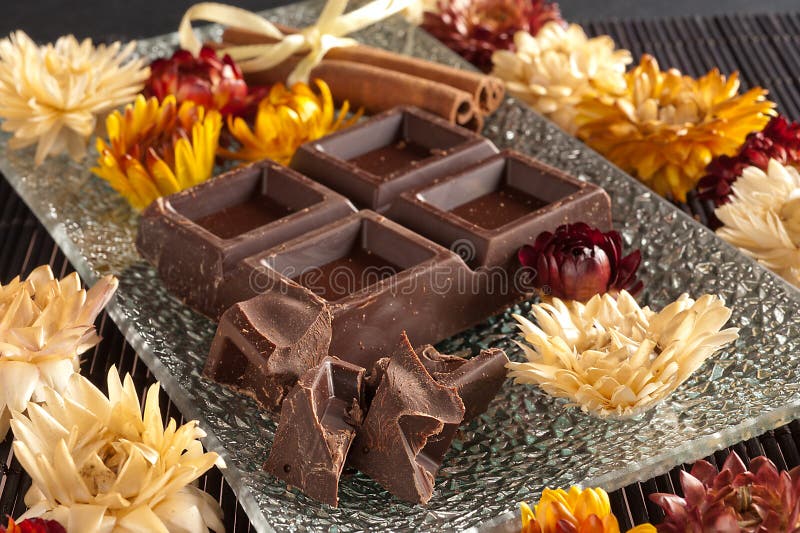 Rum and chocolate stock photo. Image of nutrient, flowers 18057070