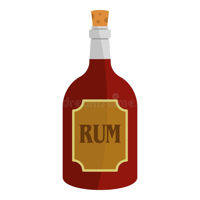Rum icon isolated stock vector. Illustration of engraving 90975699