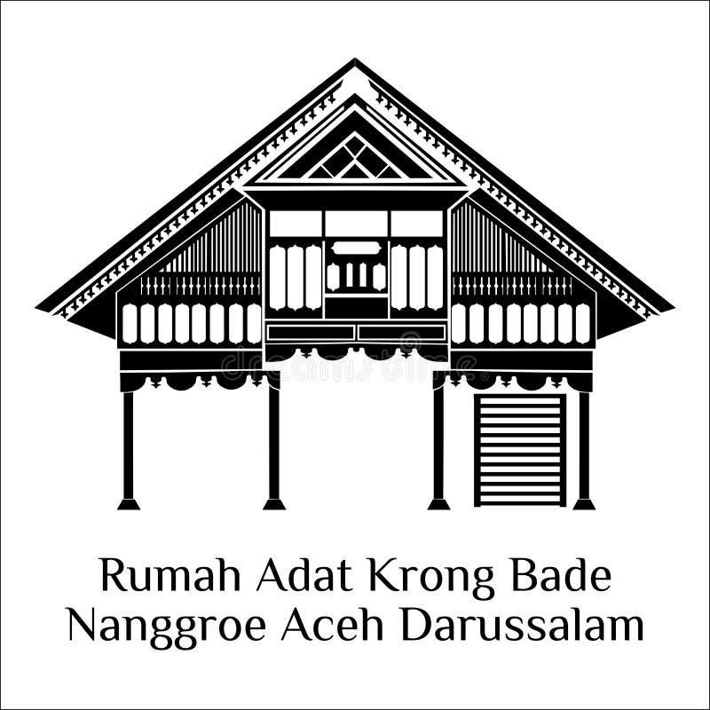  Rumah Adat Minangkabau Sumatra Barat Stock Illustration 