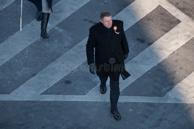 Rumänischer Präsident Klaus Iohannis stockbilder Rumänischer Präsident Klaus Iohannis stockbilder