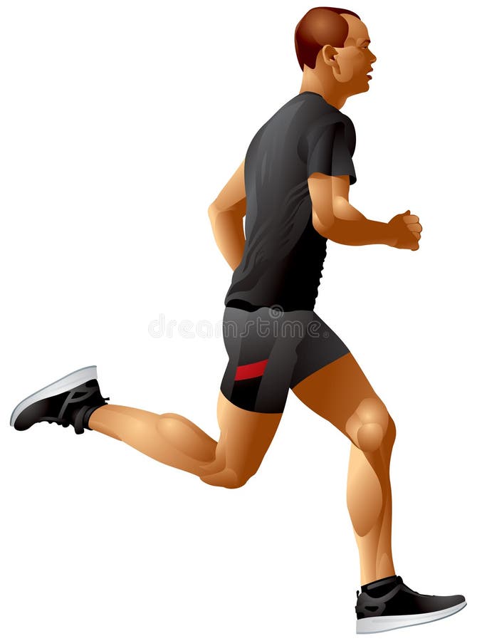 Run, Runner, Running Sprinter sportsman vector illustration Run, Runner, Running Sprinter sportsman vector illustration