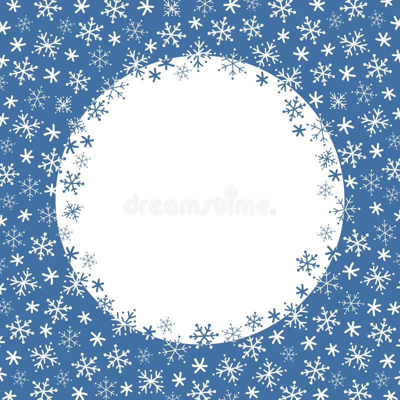 Rund bildruta för smuts-flake. . . . royaltyfri illustrationer