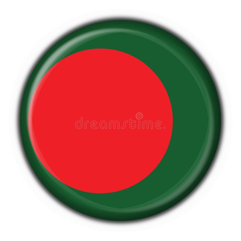 rund form för bangladesh knappflagga royaltyfri illustrationer rund form för bangladesh knappflagga royaltyfri illustrationer