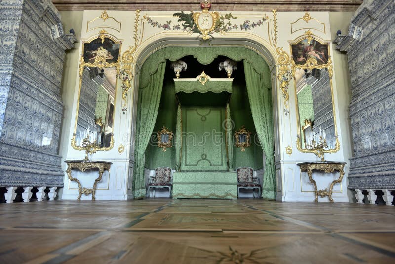 Rundale Palace Majestic Bed Room, Latvia, North Europe