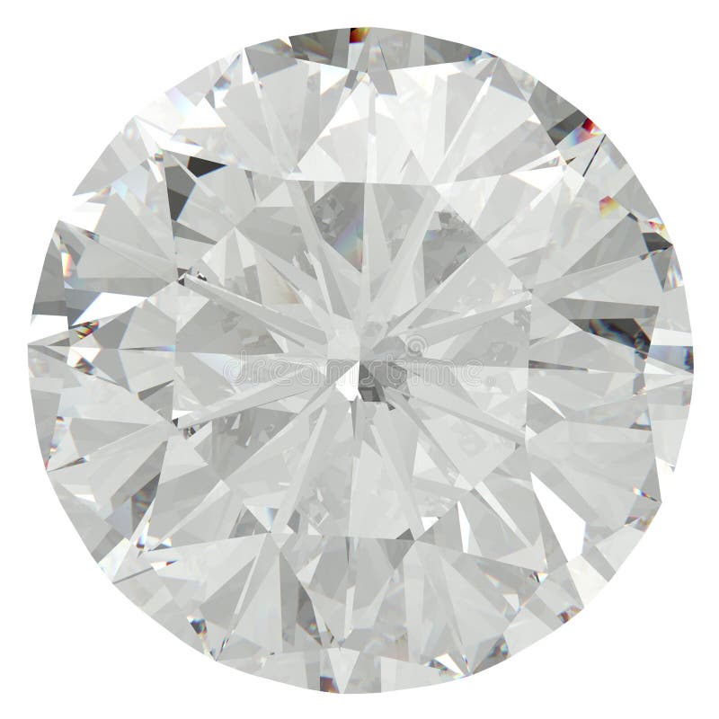 Runder glänzender Diamant