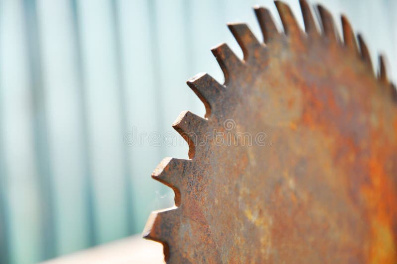 Rundschreiben sah auf wei?em Hintergrund stockfotos Rundschreiben sah auf wei?em Hintergrund stockfotos