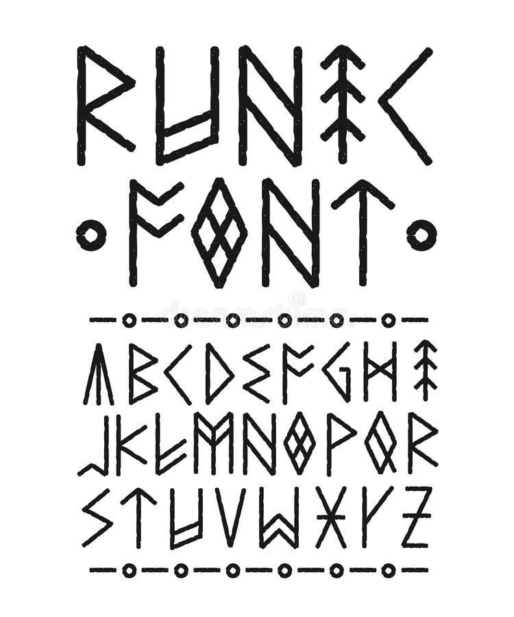 Runic Font - Viking Runes Font