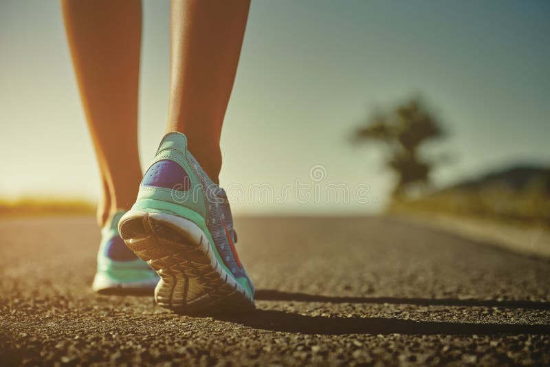 Runner feet and shoes