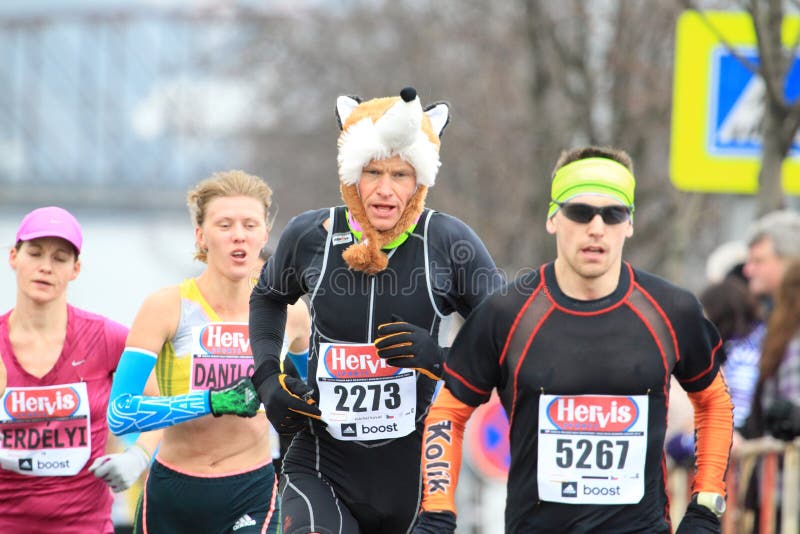 Hervis half Prague marathon 2013 royalty free stock photography Hervis half Prague marathon 2013 royalty free stock photography