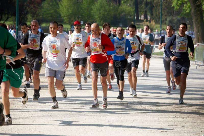 Runners stock photo