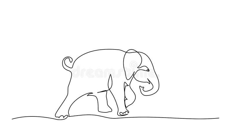 Elephant Line Drawing Stock Illustrations 6 224 Elephant Line Drawing Stock Illustrations Vectors Clipart Dreamstime