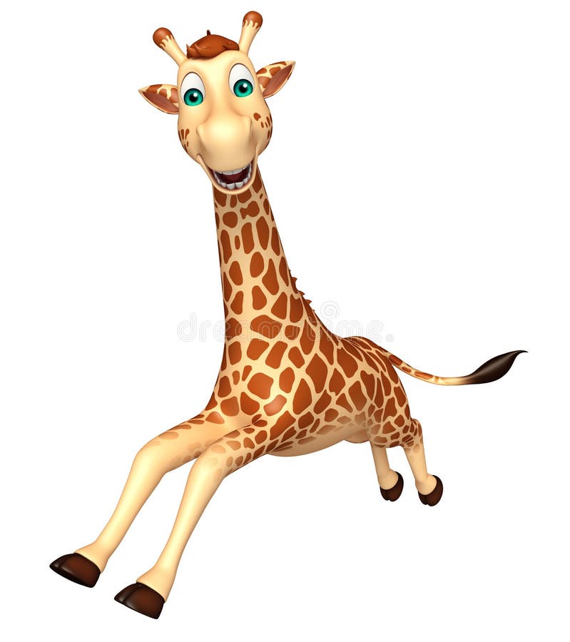 running giraffe clipart jpg