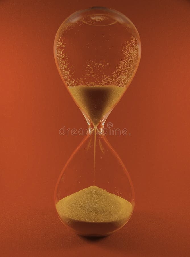 Running Hourglass stock photo. Image of background, time 40244530