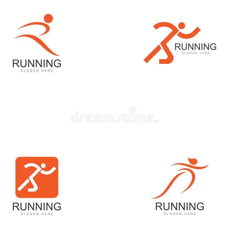 Running Human Logo Design Marathon Logo Template Running Club or Sports ...