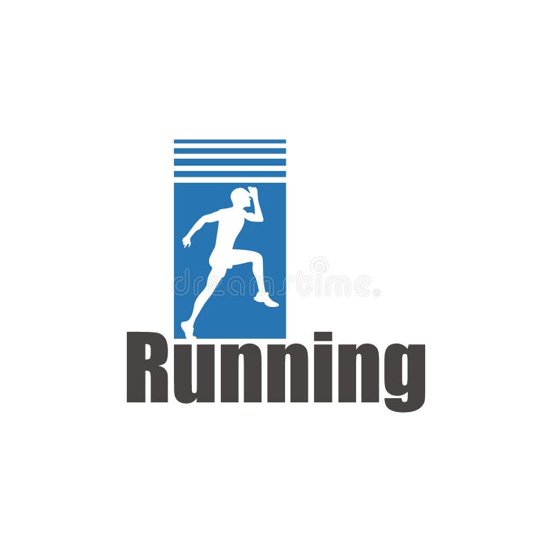 Running Logo Vector Art Logo Template and Illustration Stock ...