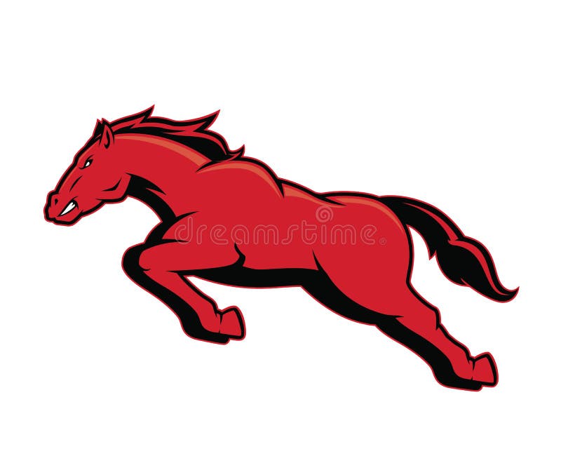 Running mustang horse stock vector. Illustration of race - 93090565 Running mustang horse stock vector. Illustration of race - 93090565