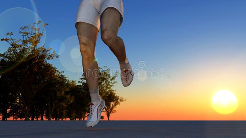 The running person stock images