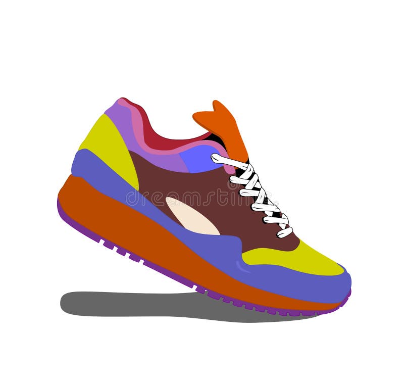 Running shoes stock vector. Illustration of symbol, icon 39802883