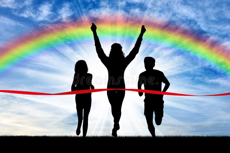 Running Sports. Competition Athletes Runners Stock Image Image of