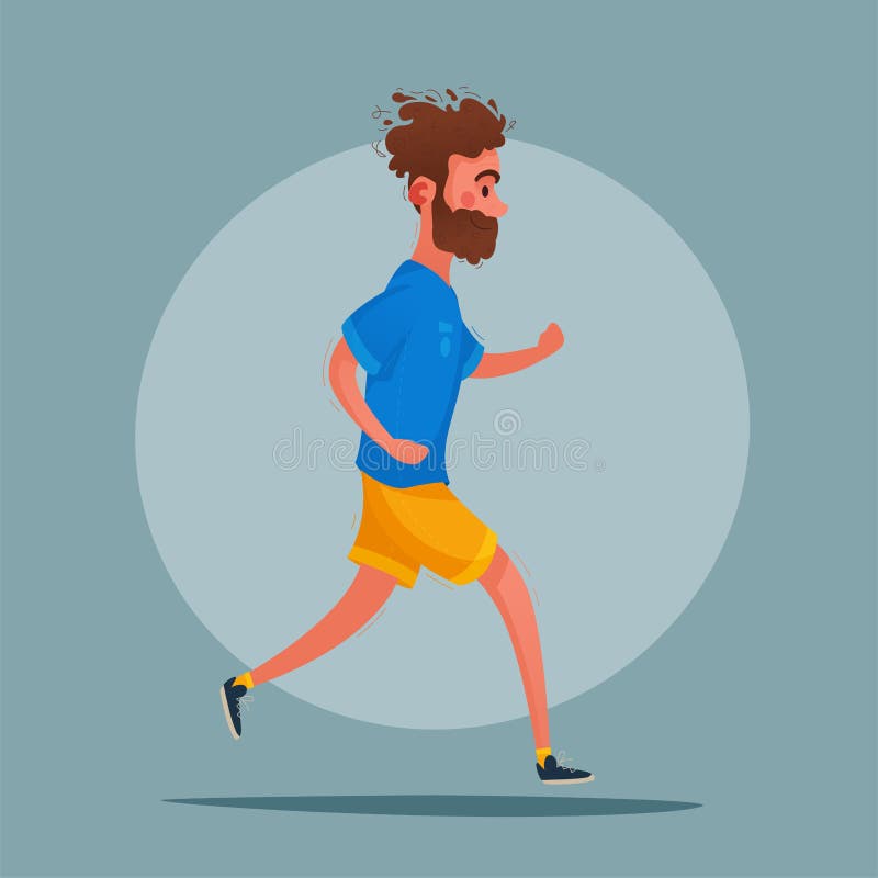 Running Sporty Character Cartoon Vector Illustration Stock Vector Illustration Of Life Competition Running Sporty Character Cartoon Vector Illustration Stock Vector Illustration Of Life Competition