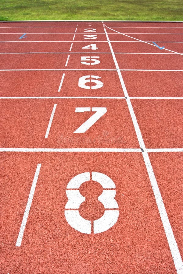 Running track stock photo. Image of lanes, races, business - 14378402