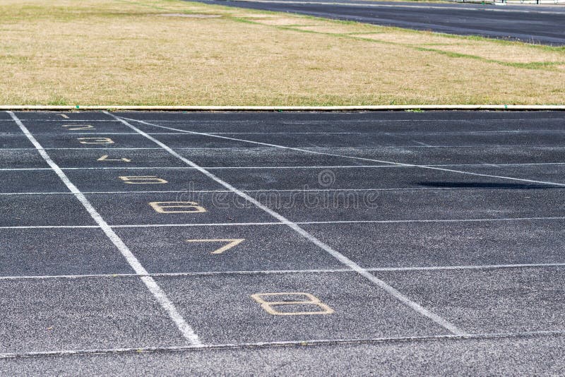 Running track numbers