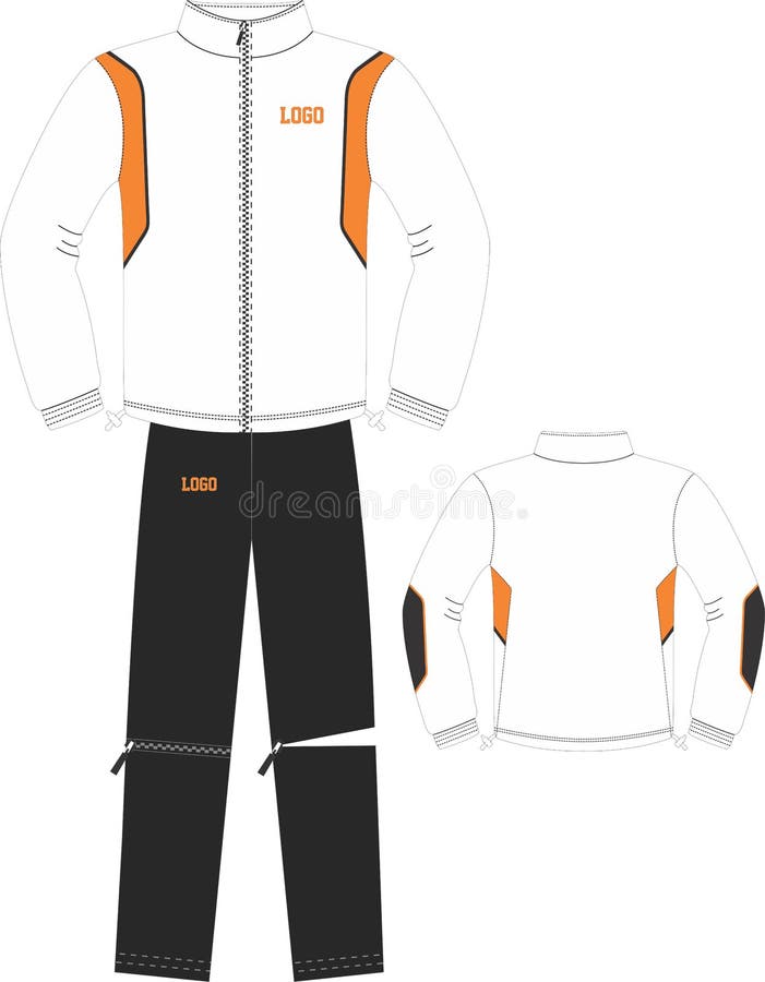 Running Wears Jackets and Trousers Illustrations Stock Vector ...