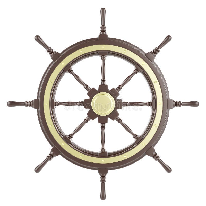 Ruota della nave dell'illustrazione royalty illustrazione gratis Ruota della nave dell'illustrazione royalty illustrazione gratis